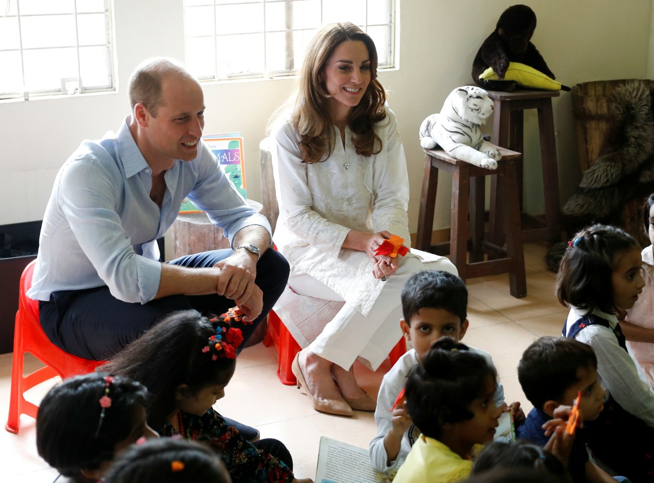 Britain's Prince William and Catherine, Duchess of Cambridge, visit Pakistan