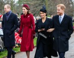 Royals Xmas Day church
