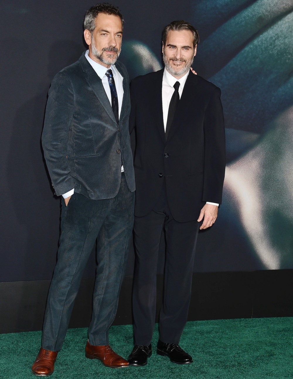 Todd Phillips, Joaquin Phoenix at the premiere of Warner Bros Pictures "Joker" held at TCL Chinese Theatre IMAX