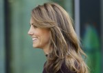 Britain's Kate, The Duchess of Cambridge leaves after a visit to The Natural History Museum in London, Wednesday, Oct. 9, 2019. The Duchess of Cambridge, Patron of the Museum, visited the Natural History Museum's Angela Marmont Centre for UK Biodiversity t