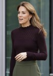 Britain's Kate, The Duchess of Cambridge leaves after a visit to The Natural History Museum in London, Wednesday, Oct. 9, 2019. The Duchess of Cambridge, Patron of the Museum, visited the Natural History Museum's Angela Marmont Centre for UK Biodiversity t