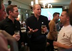 The Duke Of Cambridge Meets Football Fans As Part Of The Heads Up Campaign