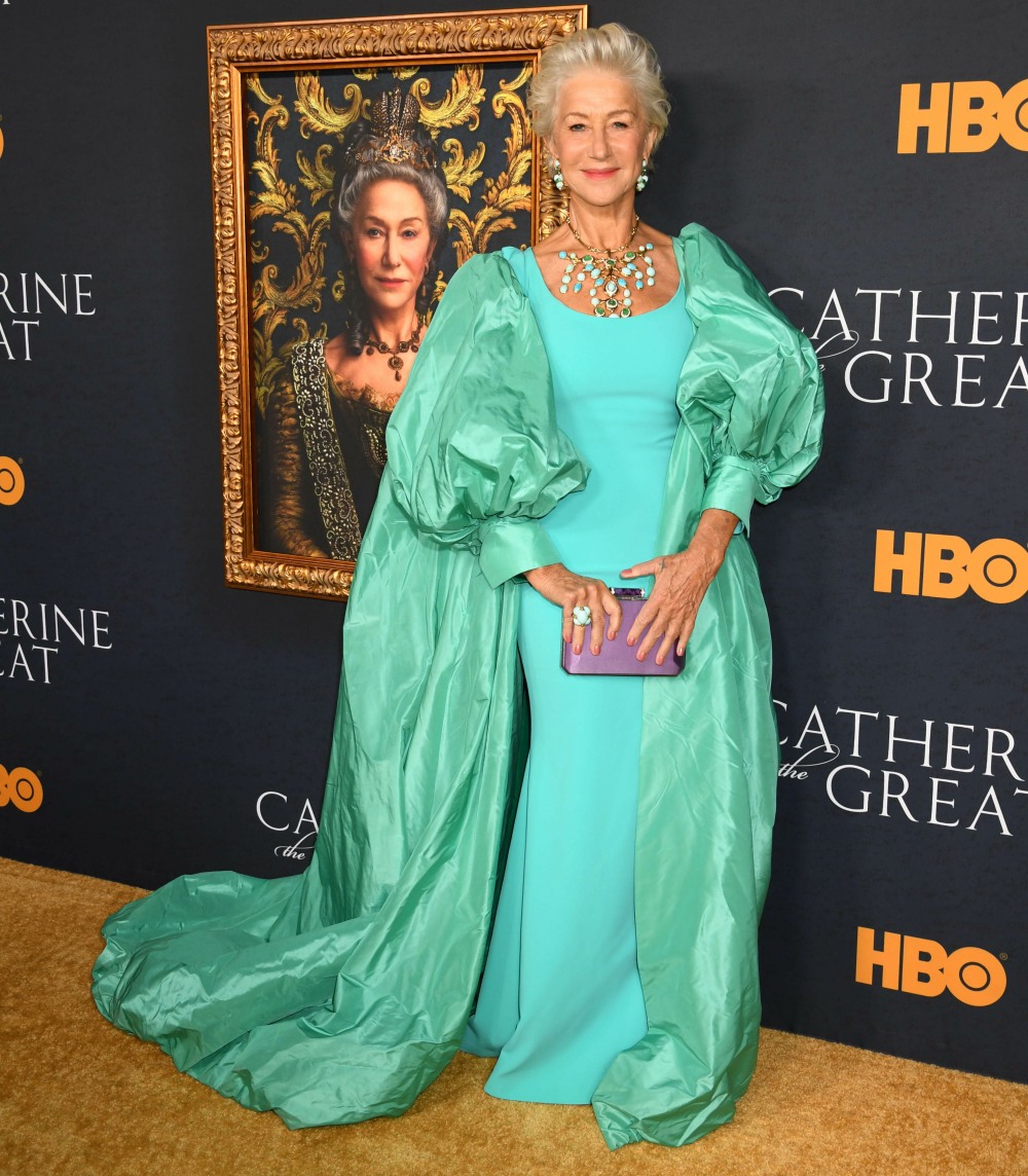 Helen Mirren attends the Los Angeles Premiere Of The New HBO Limited Series "Catherine The Great" at The Billy Wilder Theater at the Hammer Museum on October 17, 2019 in Los Angeles, California Â© J Graylock/jpistudios.com