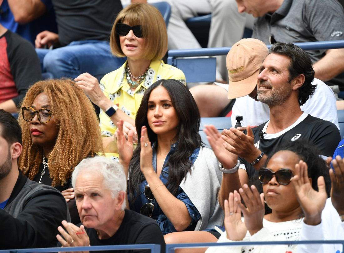Meghan Markle watching Serena Williams Vs Bianca Andreescu at the 2019 US Open