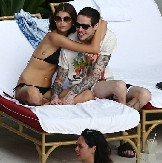Pete Davidson and Kaia Gerber makeout while vacationing together