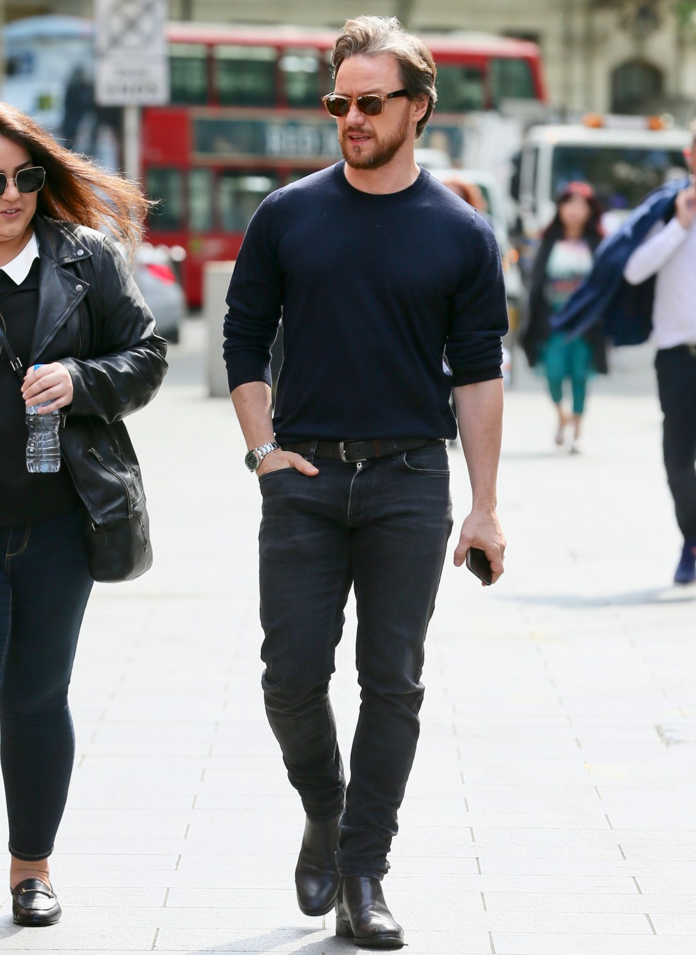 James McAvoy seen arriving at the global studios