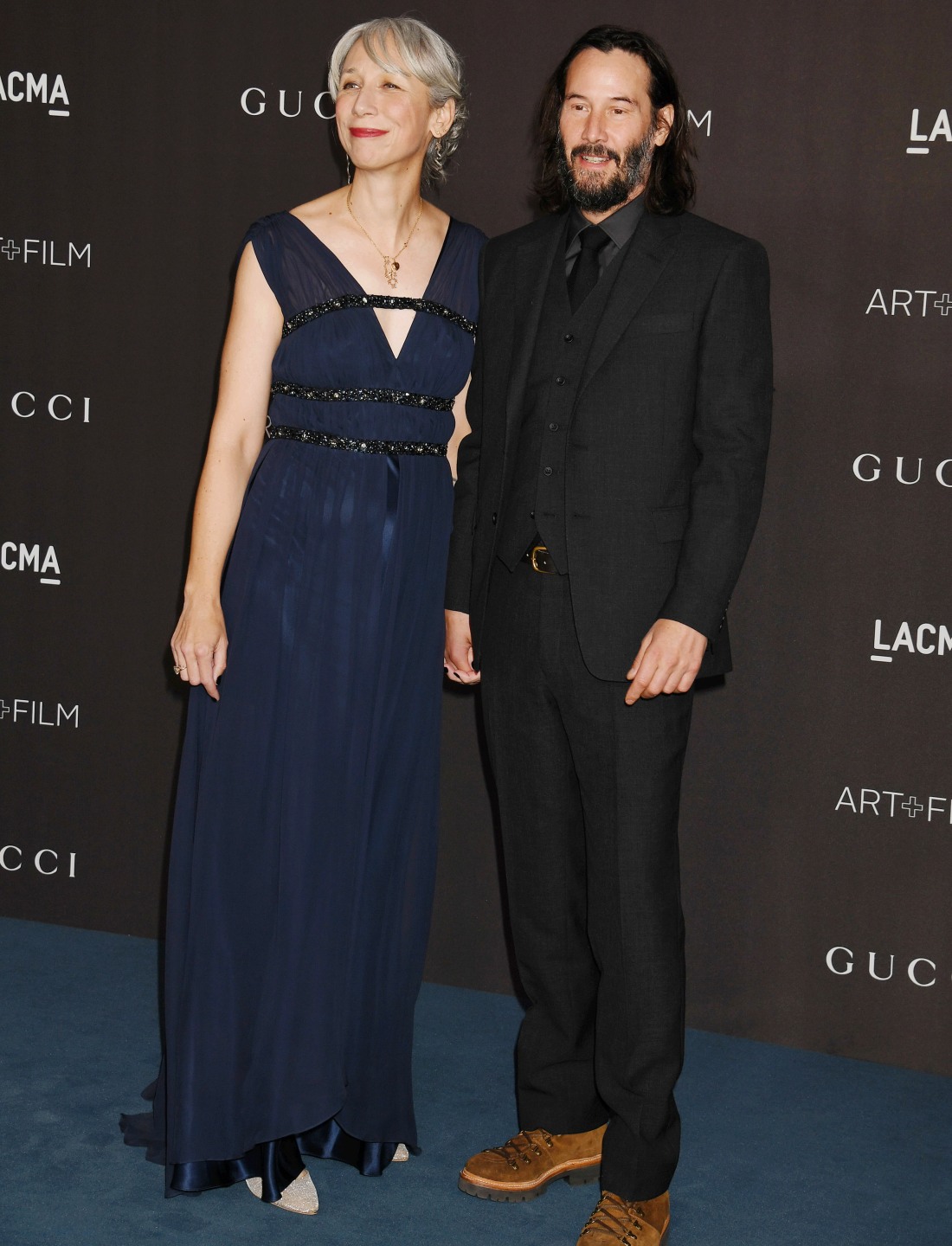 Alexandra Grant, Keanu Reeves at the 2019 LACMA Art + Film Gala at LACMA
