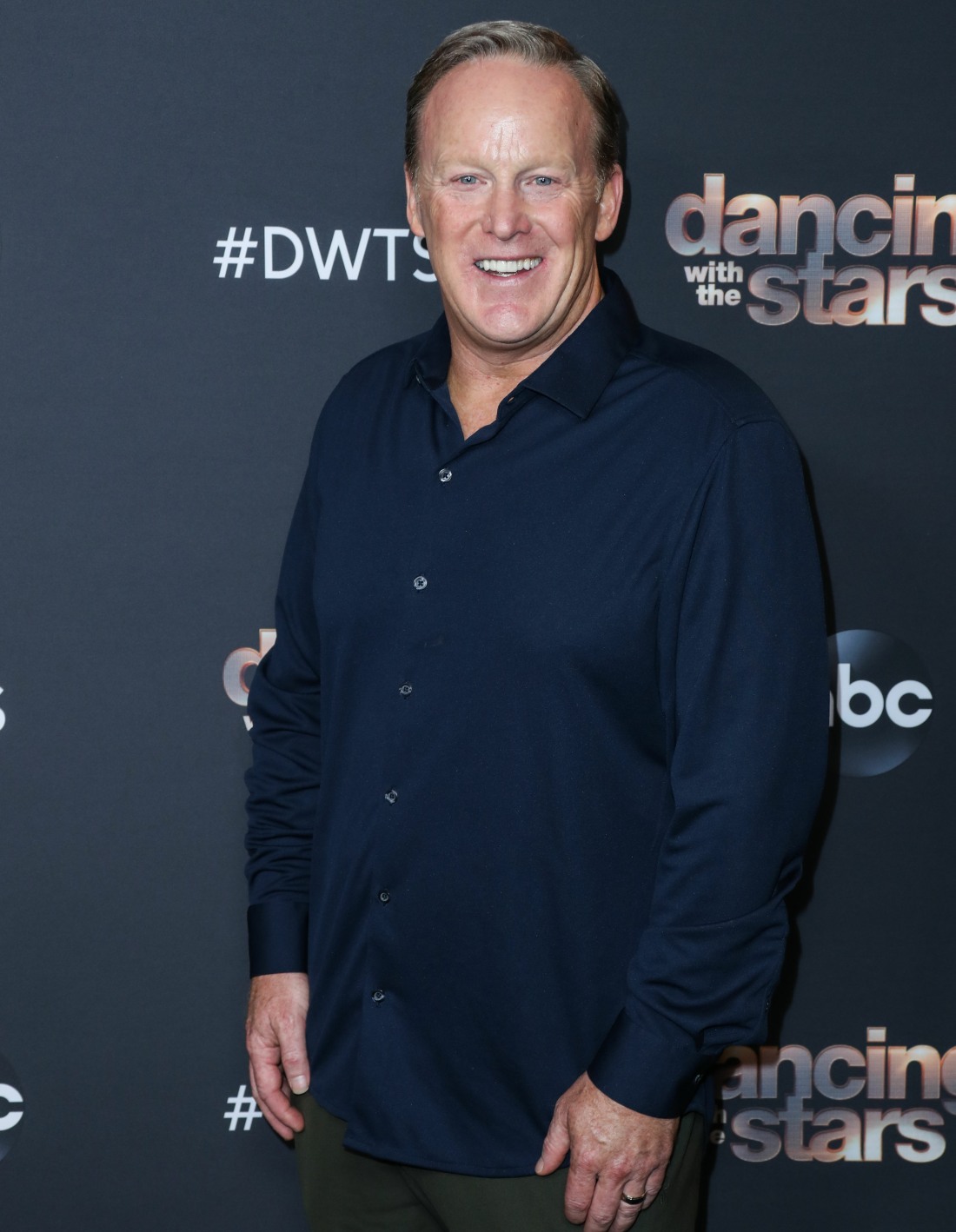 Former White House Press Secretary Sean Spicer arrives at ABC's 'Dancing With The Stars' Season 28 Top Six Finalists Party held at Dominique Ansel at The Grove on November 4, 2019 in Los Angeles, California, United States.