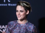 Actress Kristen Stewart wearing Germanier arrives at the Los Angeles Premiere Of Columbia Pictures' 'Charlie's Angels' held at the Westwood Regency Theater on November 11, 2019 in Westwood, Los Angeles, California, United States.