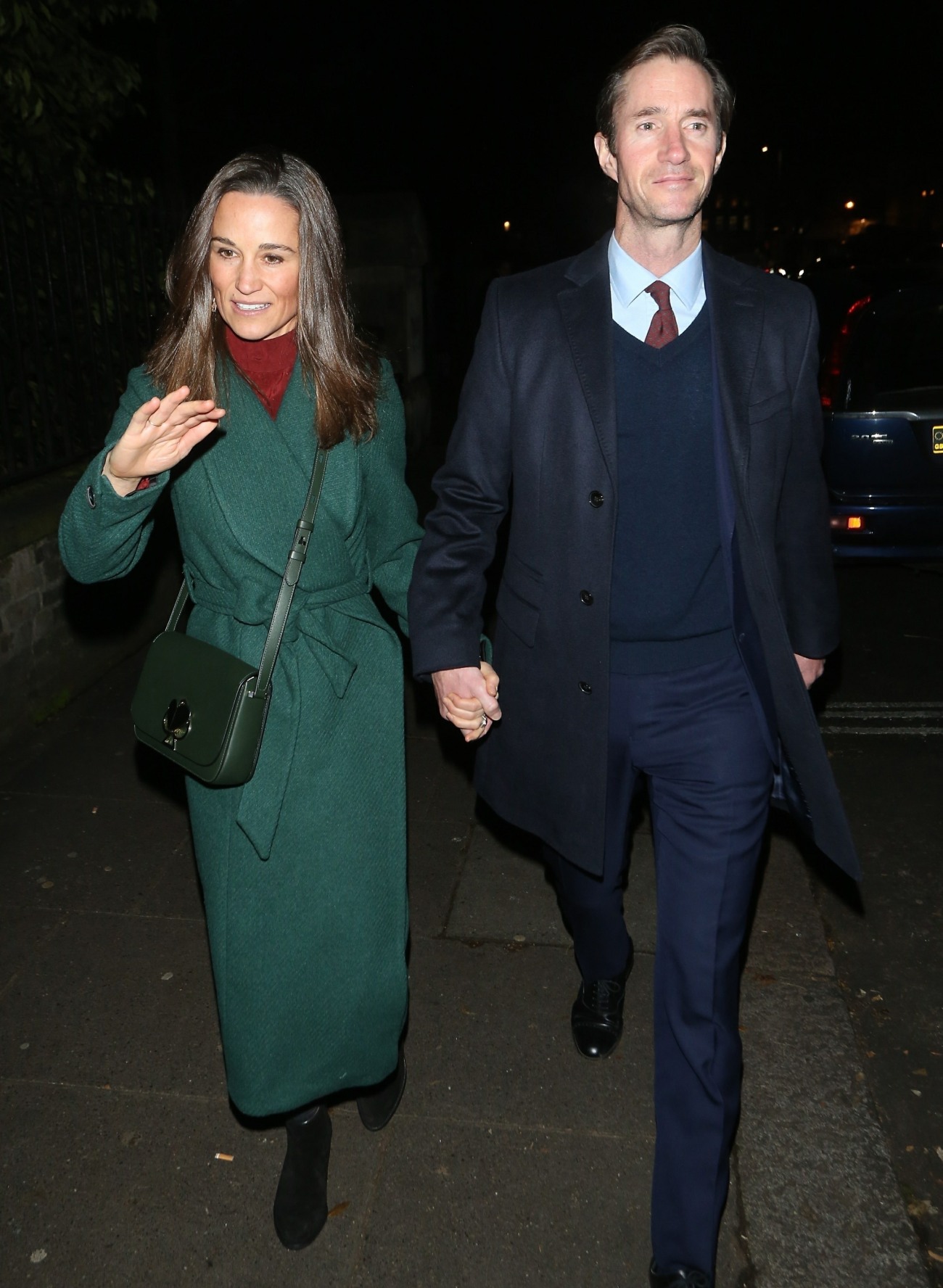 Pippa Middleton and James Matthews leave annual service at St Luke's Church in London