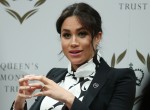 Britain's Meghan, Duchess of Sussex takes part in a panel discussion convened by the Queen's Commonwealth Trust to mark International Women's Day in London on March 8, 2019. (Photo by Daniel LEAL-OLIVAS / various sources / AFP)