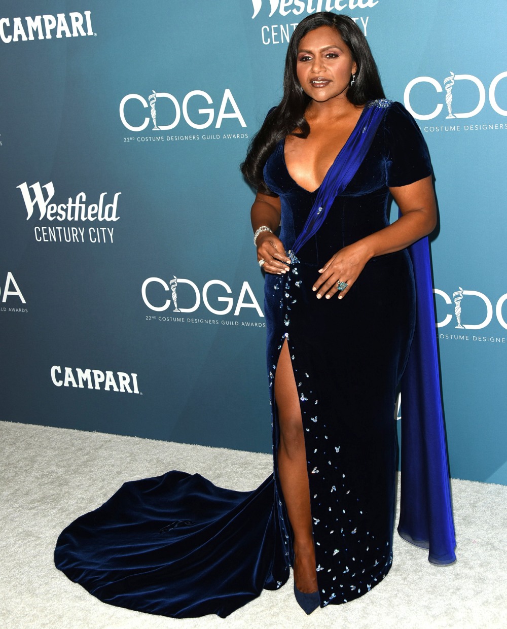 Mindy Kaling attends the 22nd CDGA (Costume Designers Guild Awards) at The Beverly Hilton Hotel on January 28, 2020 in Beverly Hills, California© Jill Johnson/jpistudios.com