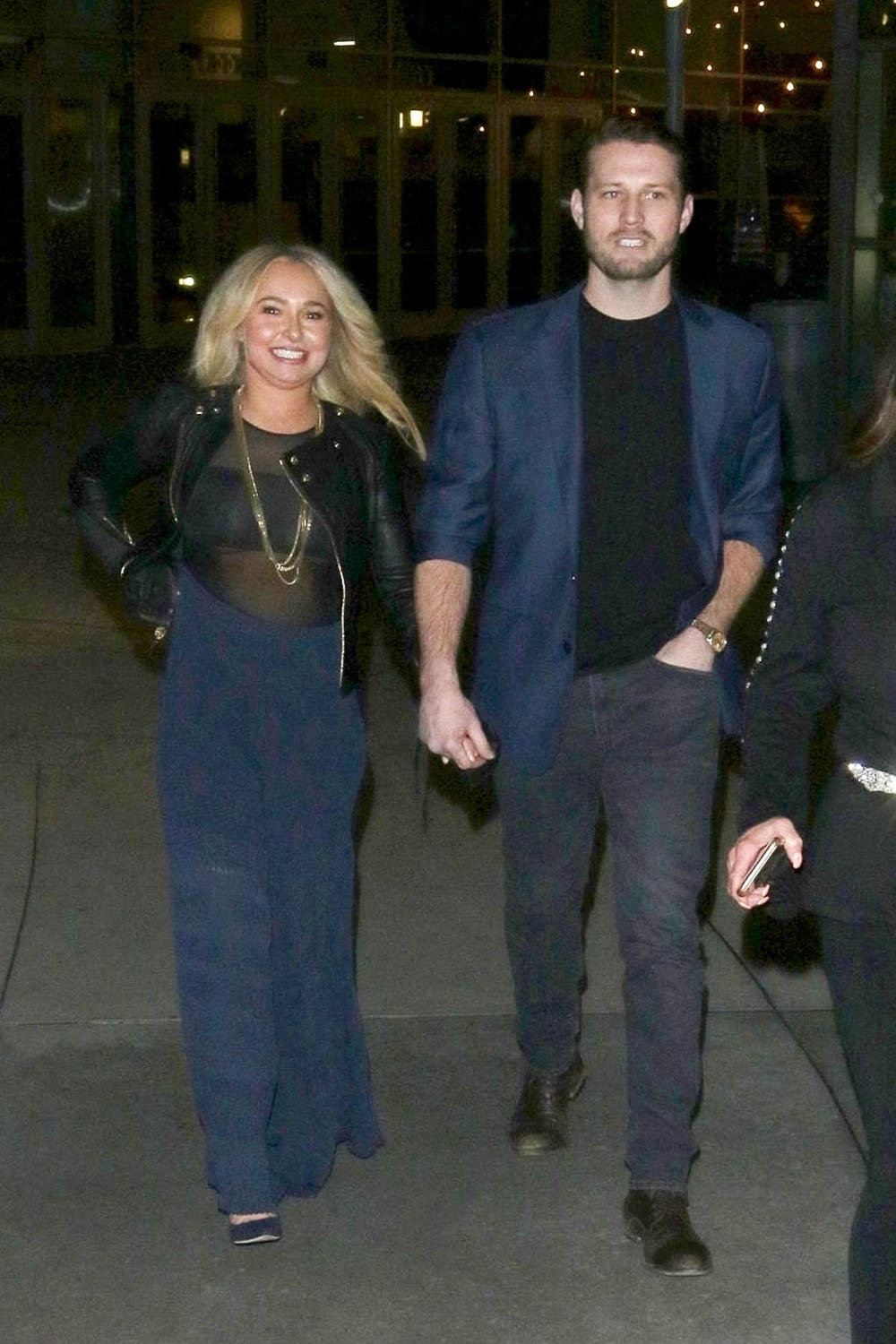 Hayden Panettiere and Brian Hickerson enjoy a date night at ArcLight Theatre in Hollywood