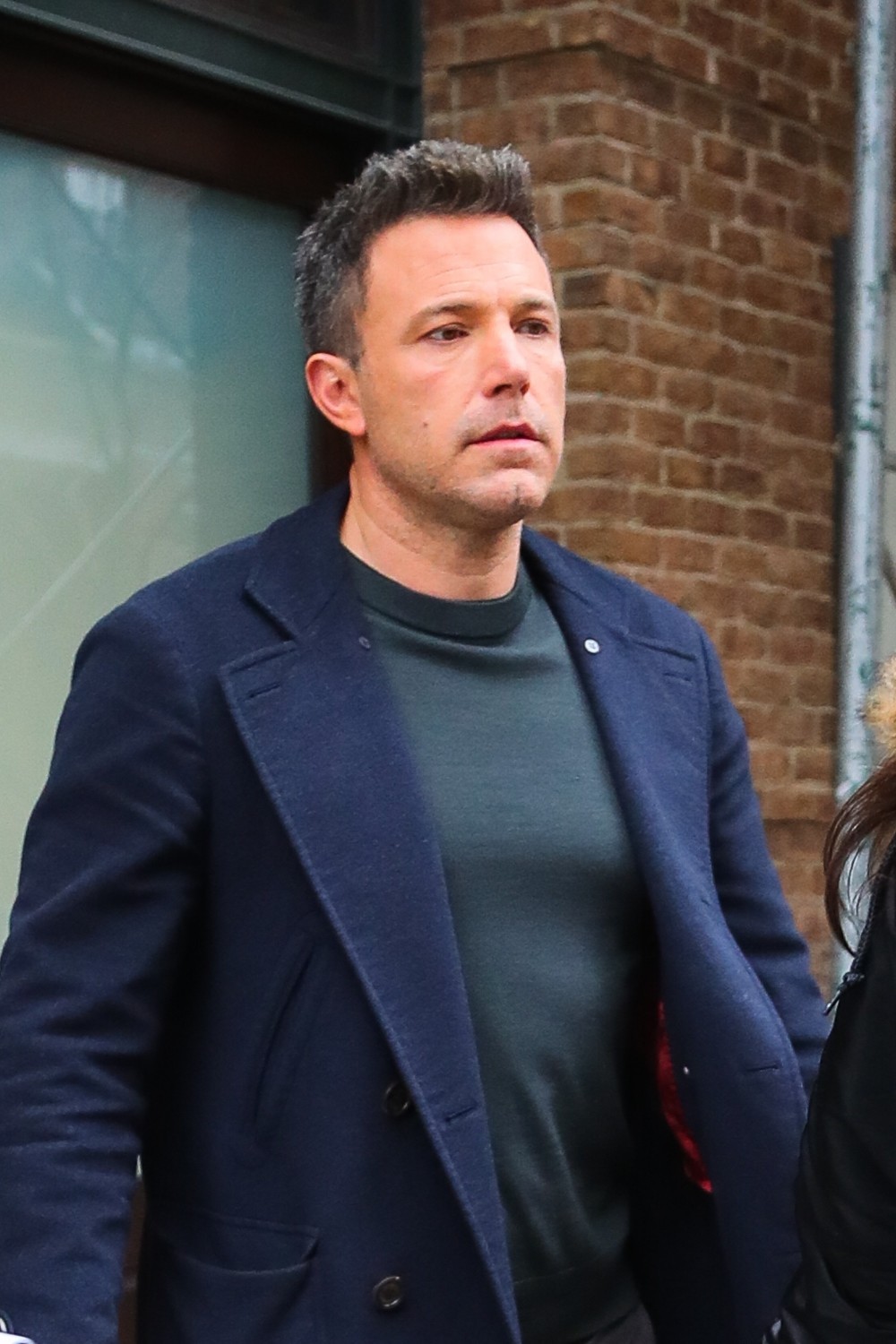 Ben Affleck signs for a few fans leaving The Greenwich Hotel in NYC
