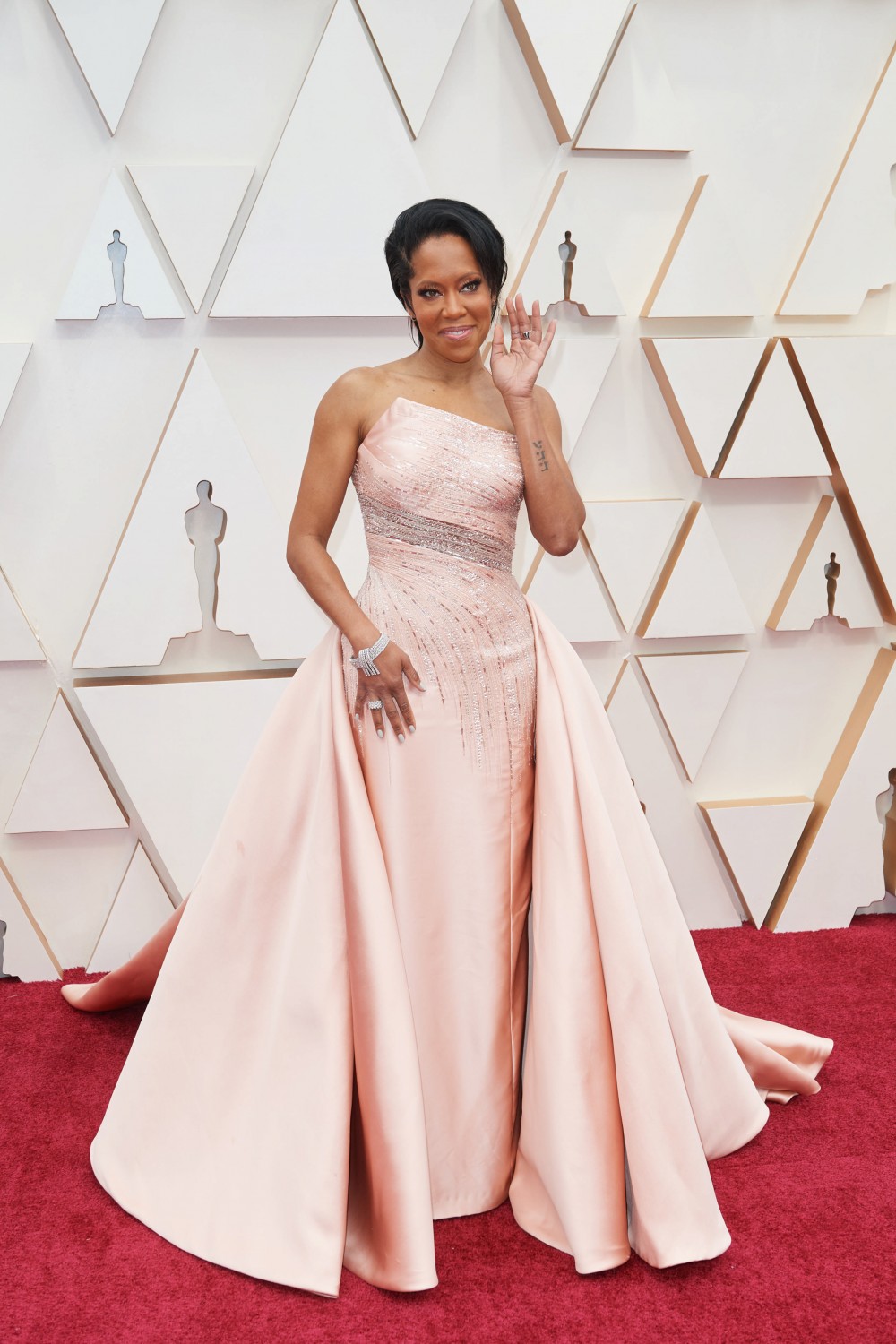 Regina King arrives on the red carpet of The 92nd Oscars¬Æ at the Dolby¬Æ Theatre in Hollywood,...