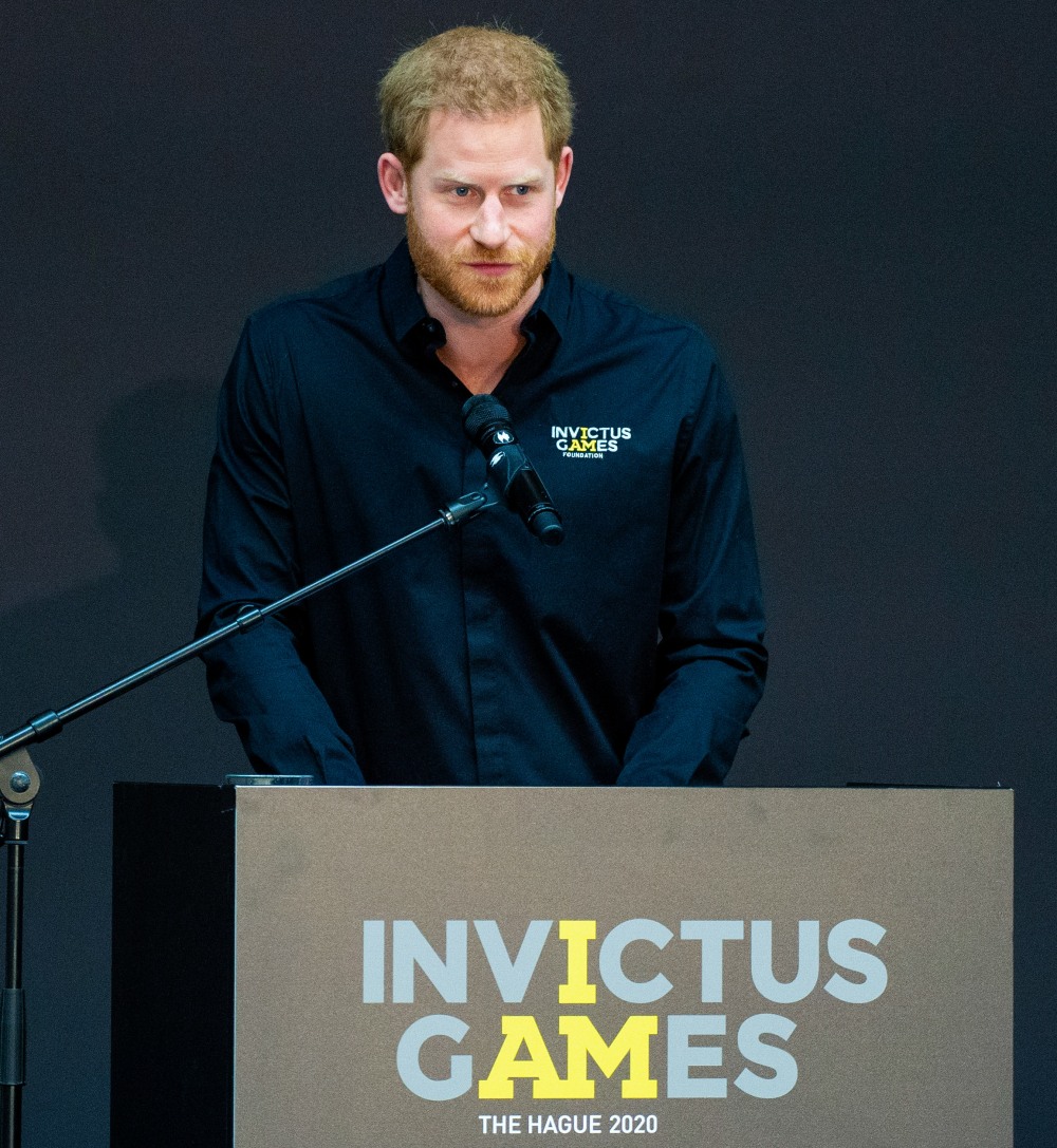 Prince Harry, Duke of Sussex attends The Invictus Games 2020 launch