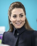 The Duchess of Cambridge talks to staff and patients during a visit to the defence medical rehabilit...
