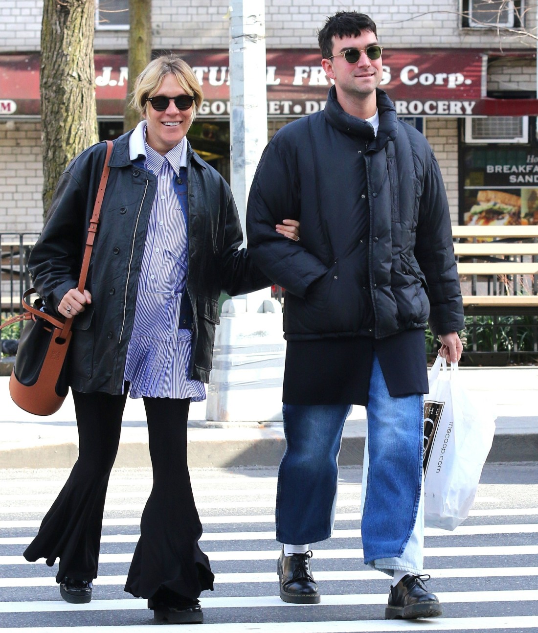 Pregnant Chloe Sevigny and boyfriend Sinisa Mackovic are all smiles shopping for baby clothes in NYC