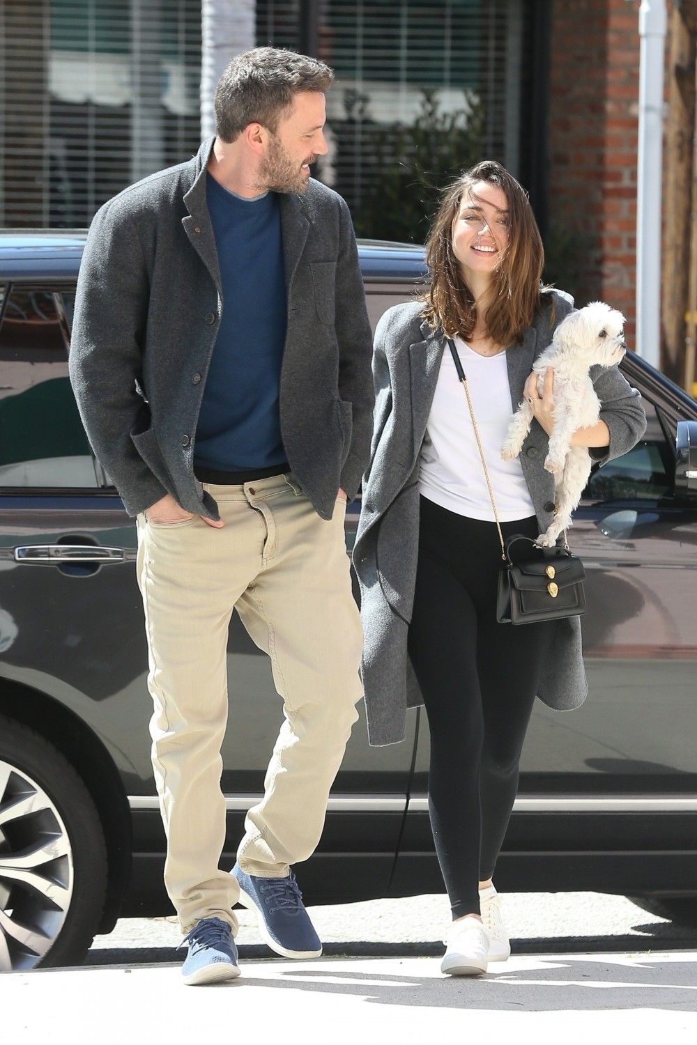 New couple Ben Affleck and Ana de Armas look happy while on a coffee run