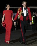 The Duke and Duchess of Sussex arrive at the Albert Hall for the Mountbatten Festival of Music this evening 7 - March - 2020