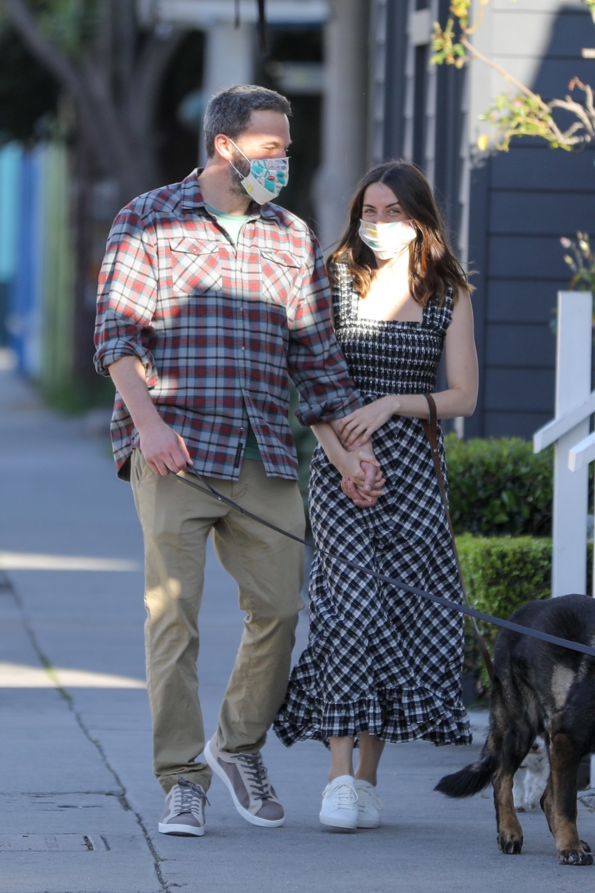 Ben Affleck takes a sunset stroll with his lovely quarantine partner Ana de Armas
