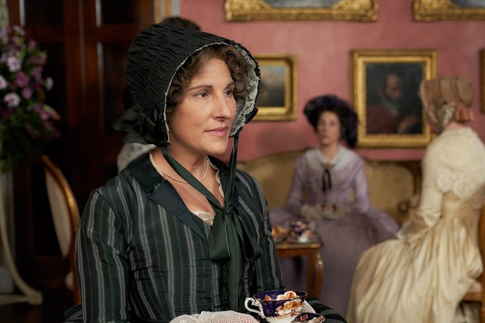 Tamsin Grieg as Anne Trenchard in Belgravia