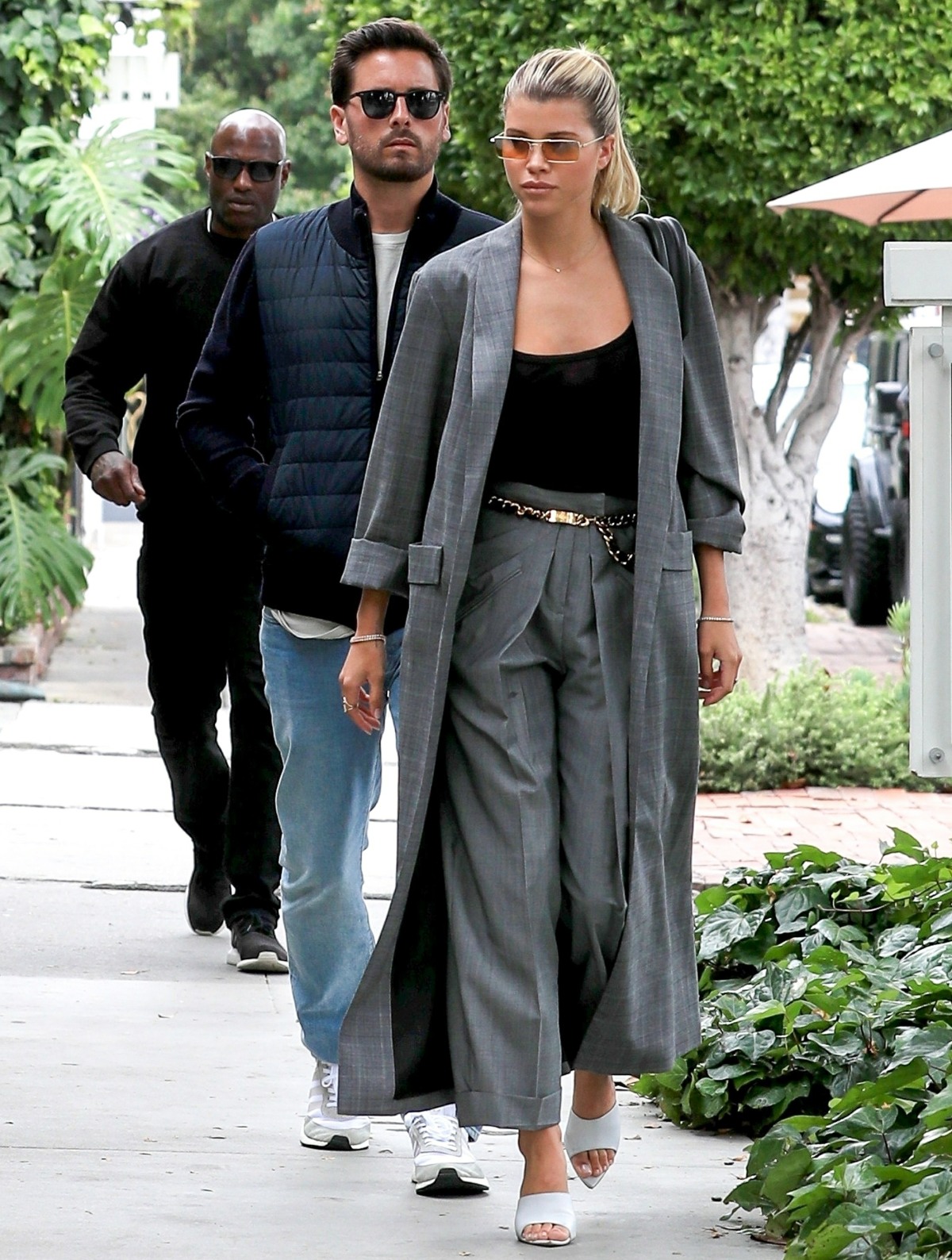 Sofia Richie and Scott Disick go shopping after lunch at Il Pastaio