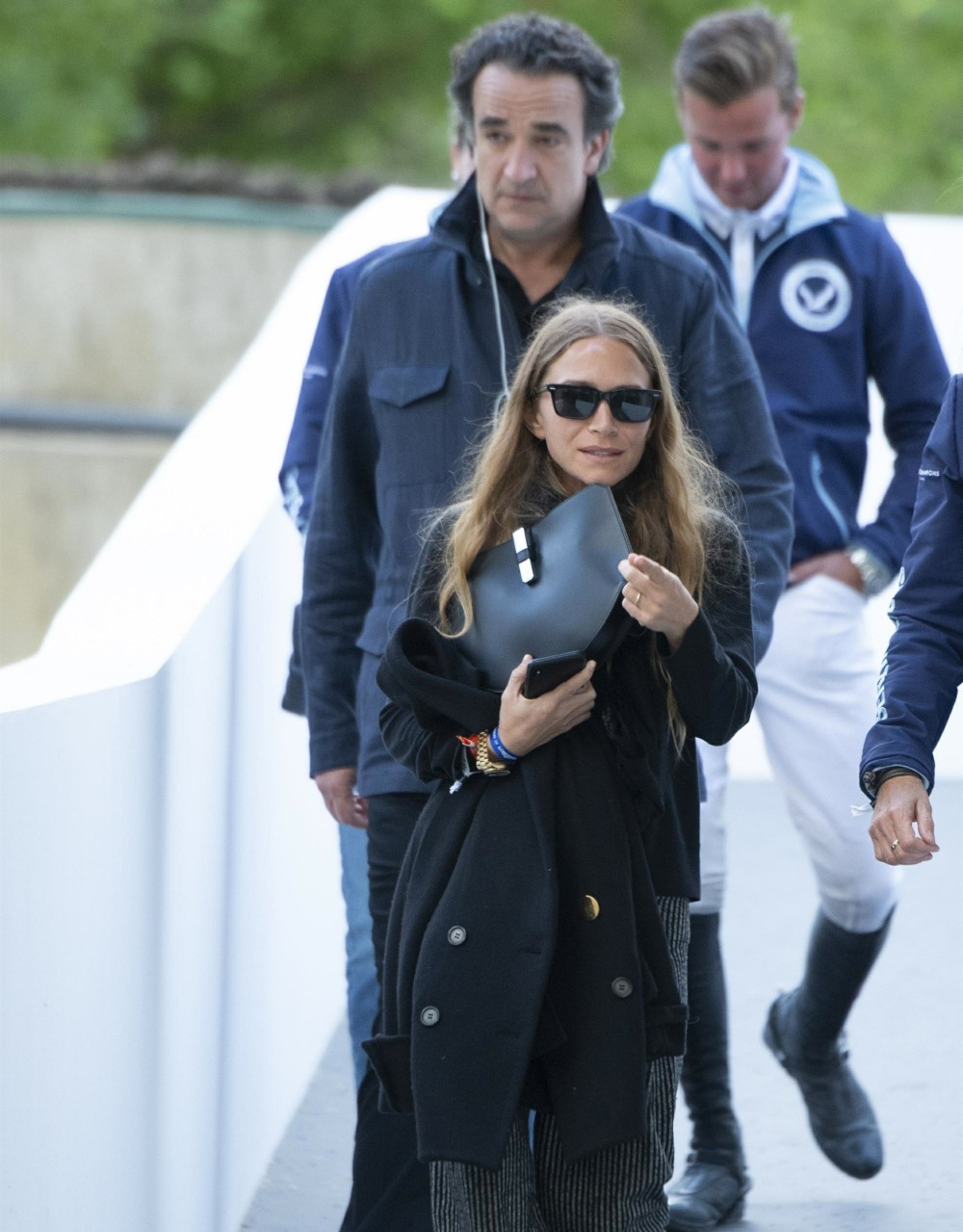 Olivier Sarkozy and his wife Mary-Kate Olsen attend the Global Champions Tour CSI2 Madrid 2019