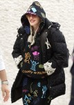 Madonna arriving at JFK Airport