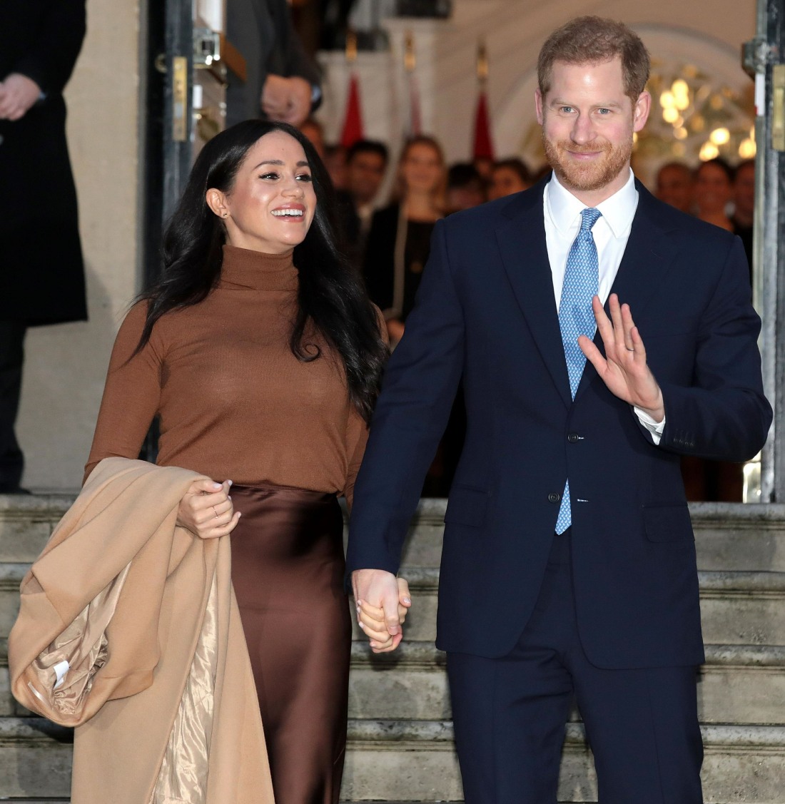 Prince Harry and Meghan Duchess of Sussex visit Canada House in London