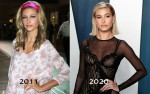 Hailey Rhode Baldwin Bieber arrives at the 2020 Vanity Fair Oscar Party held at the Wallis Annenberg...