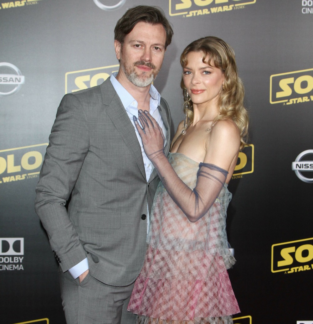 Jaime King, Kyle Newman attends The premiere of 'SOLO Star Wars' in Los Angeles