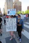 George Floyd protest in downtown Philadelphia, Pennsylvania