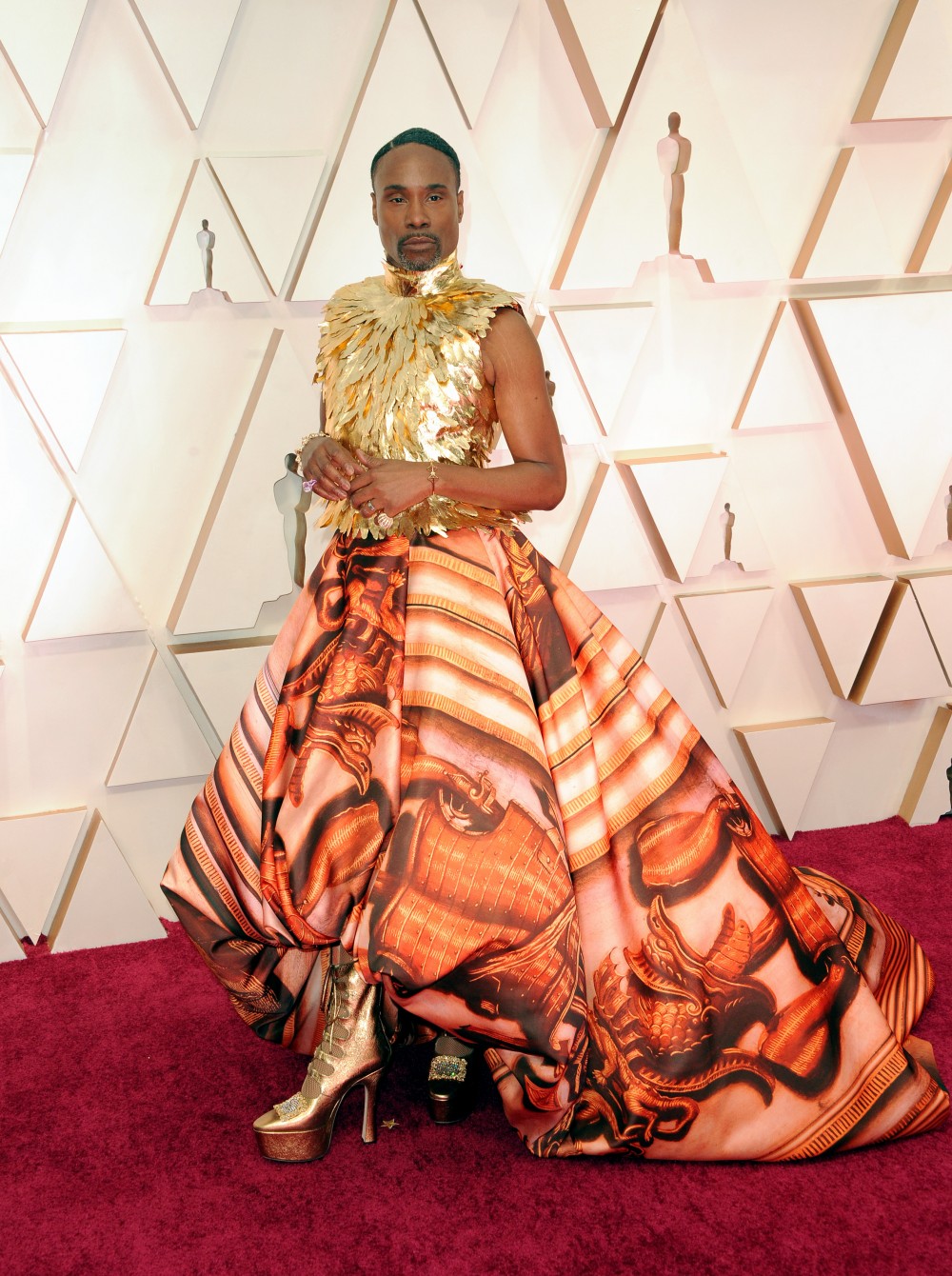 Billy Porter at the 92nd Academy Awards held at the Dolby Theatre in Hollywood, USA on February 9, 2020.