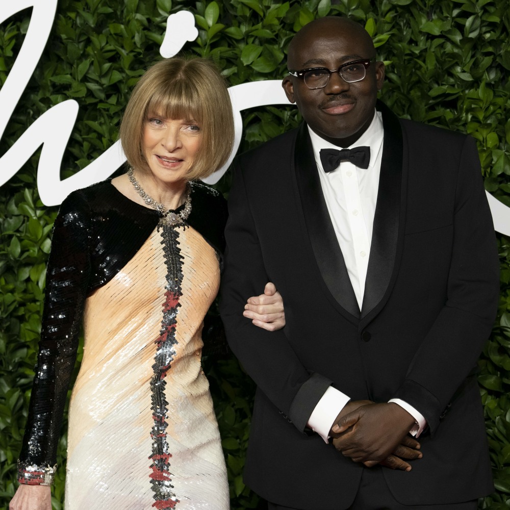 Anna Wintour and Edward Enninful attend The Fashion Awards 2019 at The Royal Albert Hall. London, UK. 02/12/2019