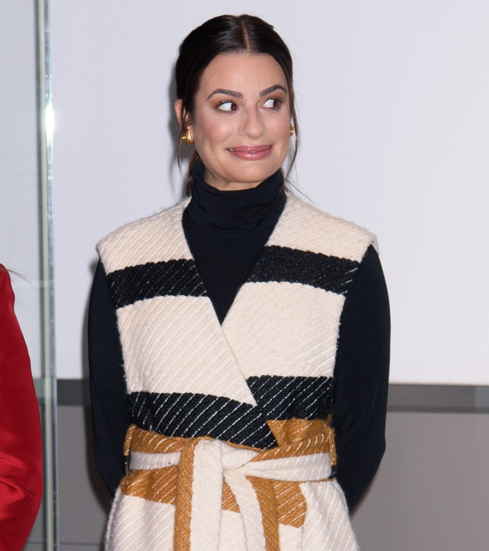 Lea Michele at a public appearance for L...