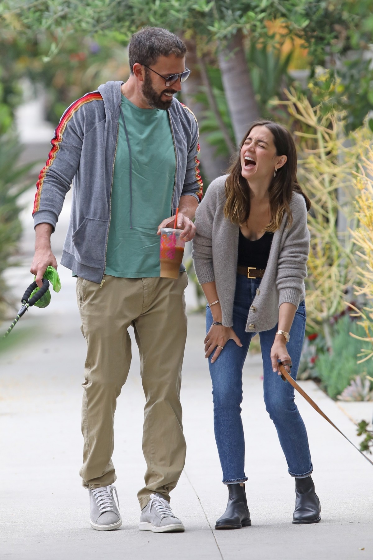 Ben Affleck and girlfriend Ana de Armas can't contain their joy!