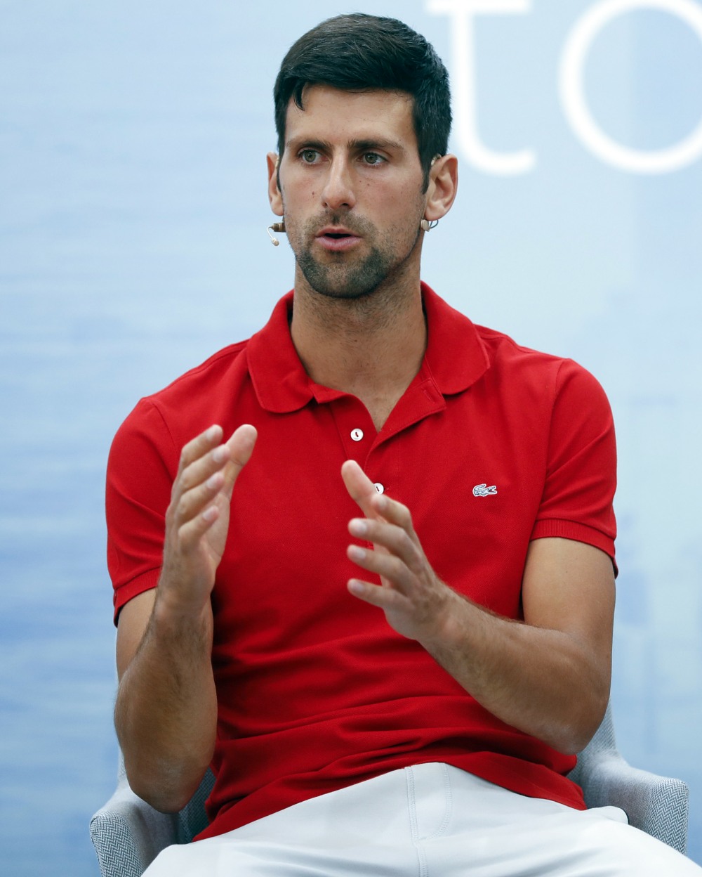 Novak Djokovic presser