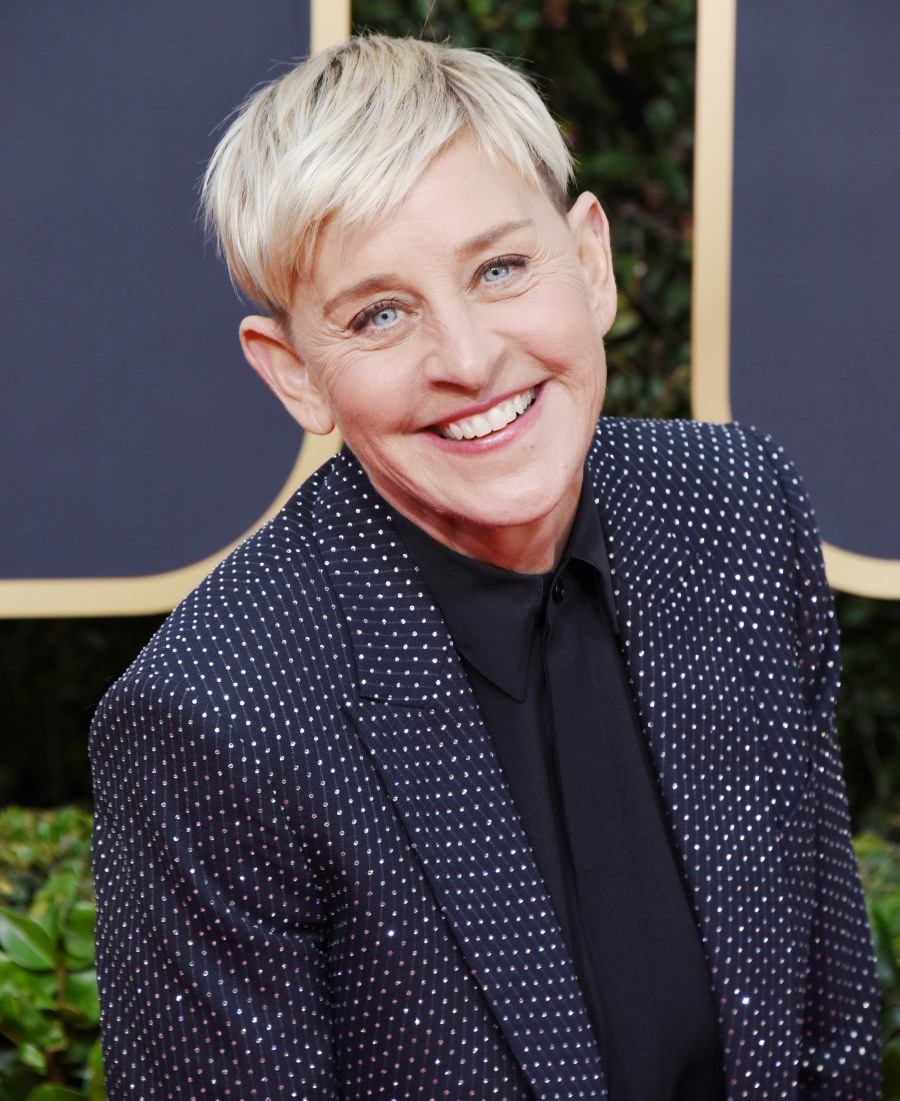 Ellen Degeneres attends the 77th Annual Golden Globe Awards at The Beverly Hilton Hotel on January 05, 2020 in Beverly Hills, California © Jill Johnson/jpistudios.com