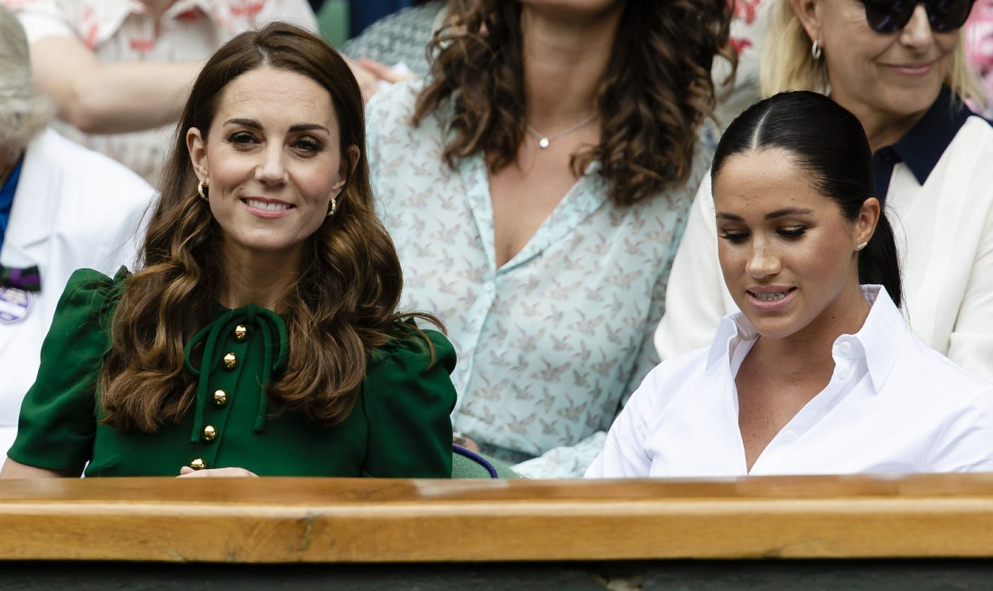 British Royals are seen at the Wimbledon Championships Day 12