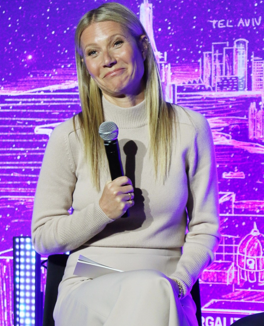 Gwyneth Paltrow at the Grand opening of the JVP International Cyber Center