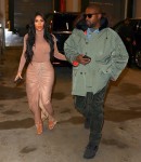 Kim Kardashian and Kanye West arrive to Nordstrom for her Skims meet & greet