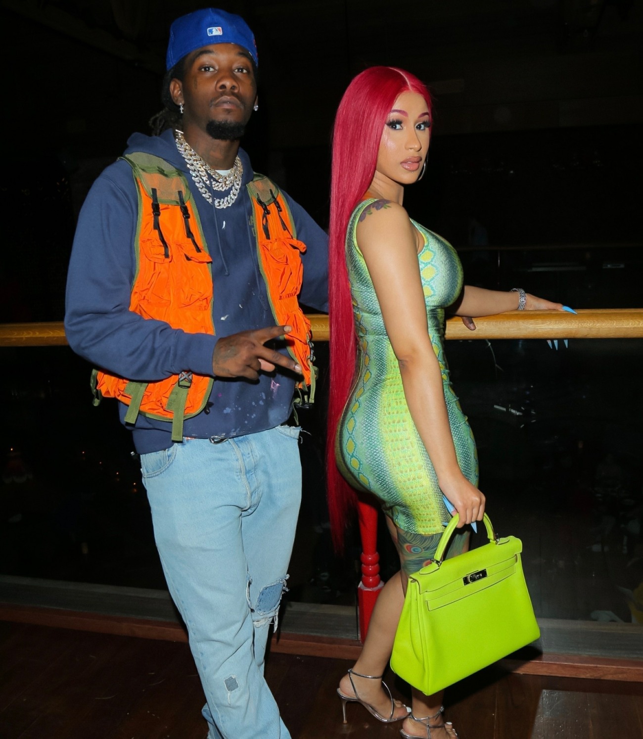 Cardi B and Offset share intimate moment at dinner in Los Angeles