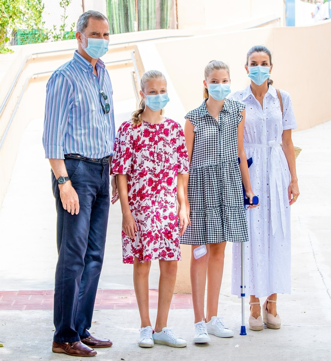 Spanish Royals visit Centro Socioeducativo Naum