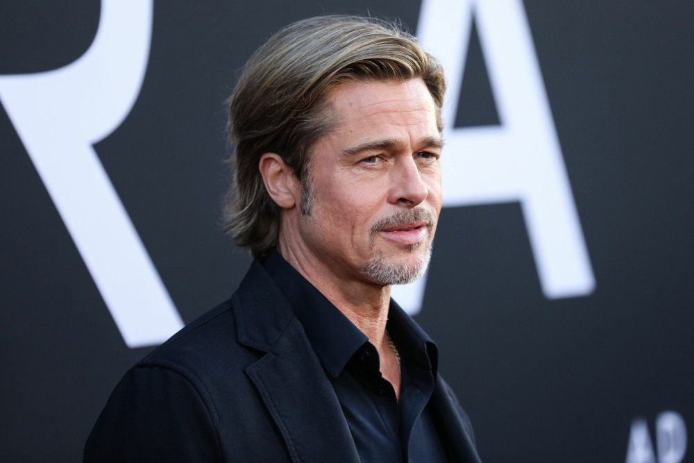 Actor Brad Pitt arrives at the Los Angeles Premiere Of 20th Century Fox's 'Ad Astra' held at ArcLight Cinemas Hollywood Cinerama Dome on August 18, 2019 in Hollywood, Los Angeles, California, United States.