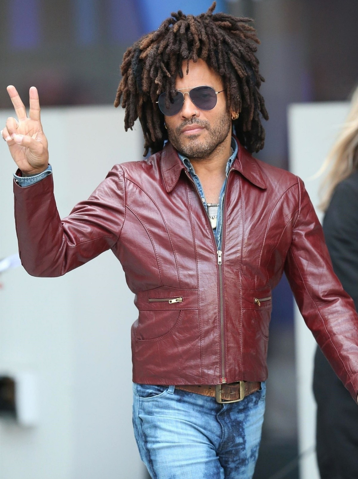 Lenny Kravitz is all about peace at the BBC The One Show