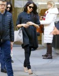 Meghan Markle is see leaving the Met Breuer Museum ahead of her baby shower