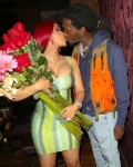 Offset surprises his wife Cardi B with multiple bouquets of flowers at dinner