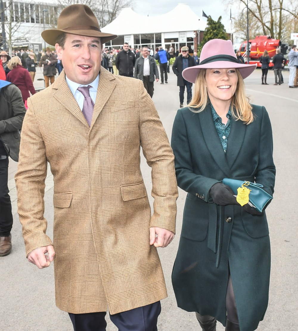 Peter Phillips and Autmn Phillips seen at The Festival 2020, Gold Cup Day Cheltenham Racecourse, Cheltenham , Glos