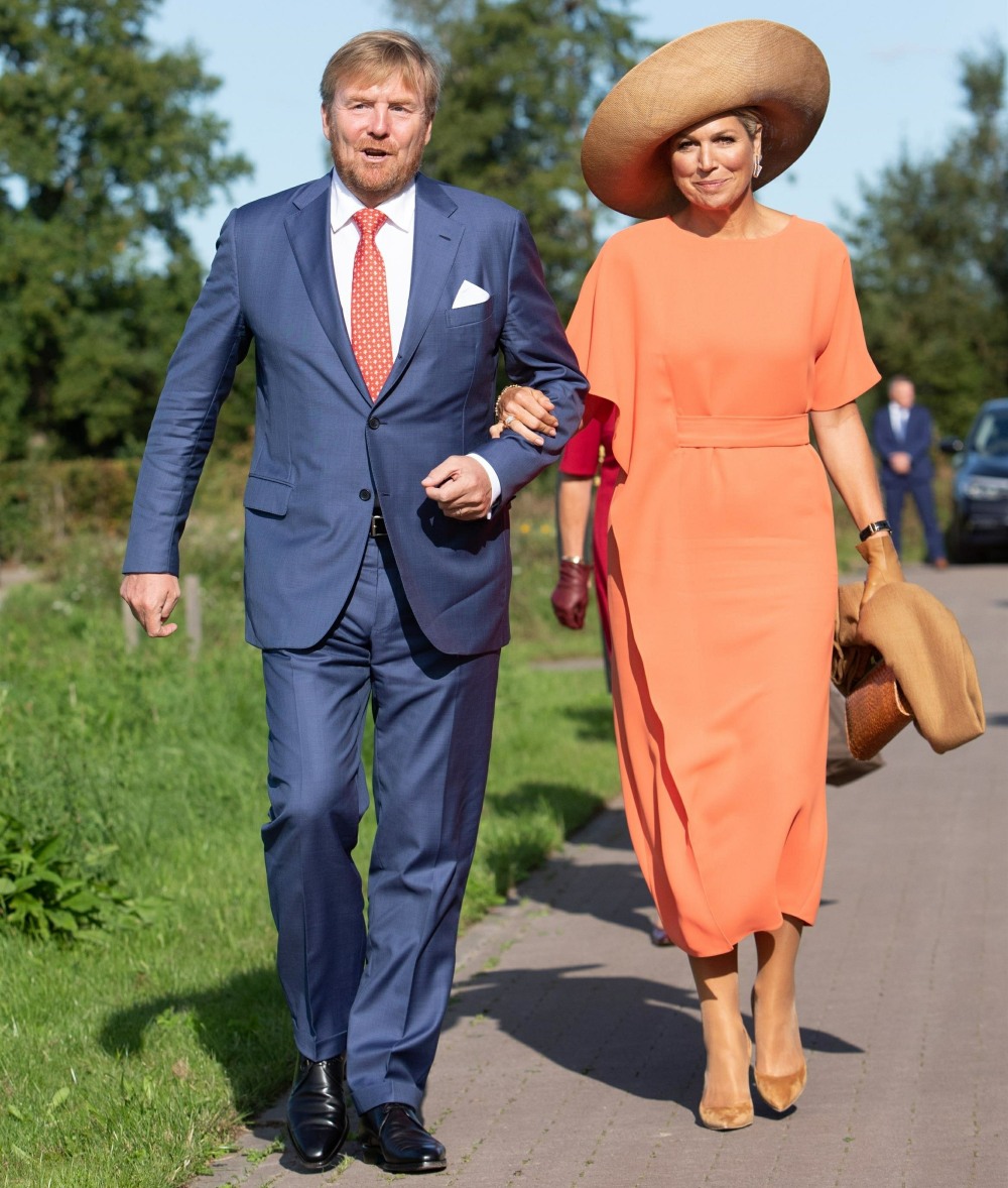 King Willem-Alexander and Queen Maxima of The Netherlands Region visit to South East Friesland